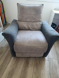 Poltrona reclinabile elettrica