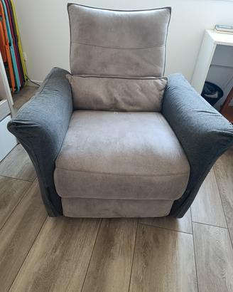Poltrona reclinabile elettrica
