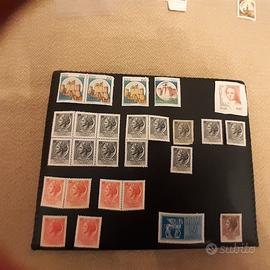 Vari francobolli lire