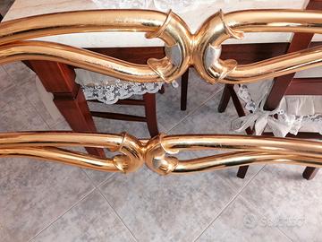 Spagliera letto oro zecchino