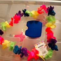 collana hawaiana fiori colore festa capodanno