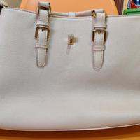 Borsa grande e capiente color panna