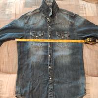 camicia jeans uomo replay M