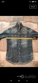 camicia jeans uomo replay M
