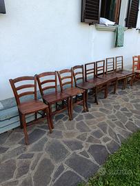 sedie in legno