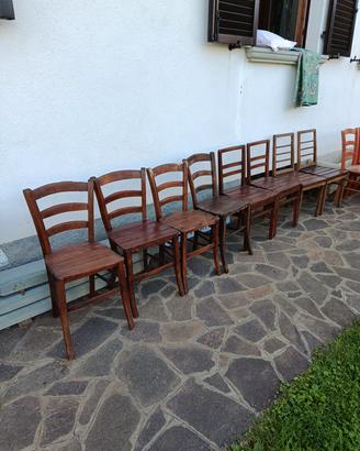 sedie in legno