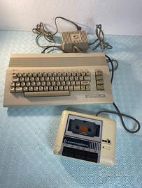 Commodore 64 C + Datassette + Alimentatore