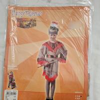 Vestito carnevale indiano 4/6 anni 