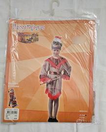 Vestito carnevale indiano 4/6 anni 