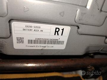 Pacco batteria Toyota Yaris 1.5 2014