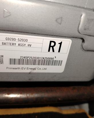 Pacco batteria Toyota Yaris 1.5 2014