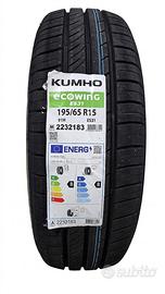 2 Pneumatici 195/65 R15 Kumho Tire Es31 Xl