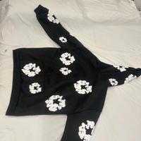Set felpa e pantaloni nero/bianco comodo