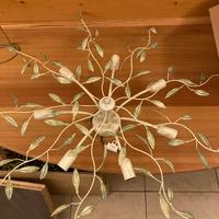 Lampadario decorativo foglie