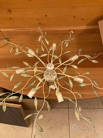 Lampadario decorativo foglie
