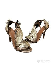 Sandali alti cerimonia PIUME Baldowski lusso n39