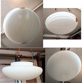 Plafoniere vetro satinato