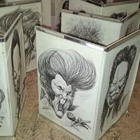 Caricature Doppie Vip Americani Anni 50,60,70