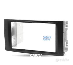CORNICE NERA RADIO 2-DIN PER VOLKSWAGEN VW TOUAREG