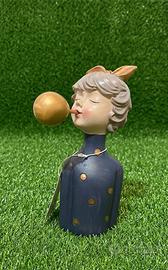 Statuetta Pop Art "Bubble Gum Girl"