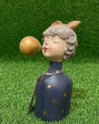 Statuetta Pop Art "Bubble Gum Girl"