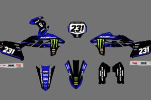 GRAFICA YAMAHA e HONDA PERSONALIZZATA