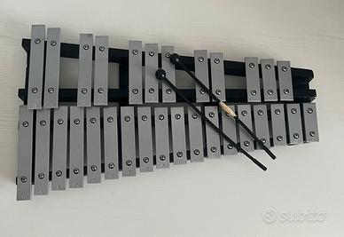 Metallofono doppia tastiera