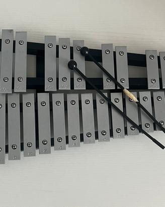 Metallofono doppia tastiera