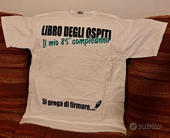 Tshirt 85° compleanno - libro degli ospiti