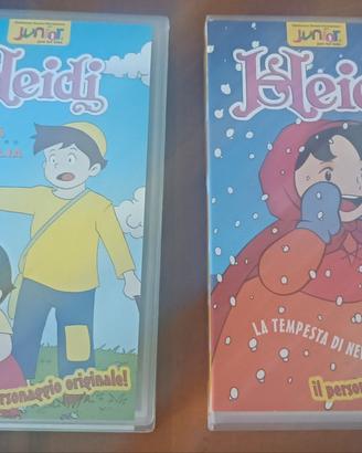 VHS HEIDI Novità in famiglia/La tempesta di neve 