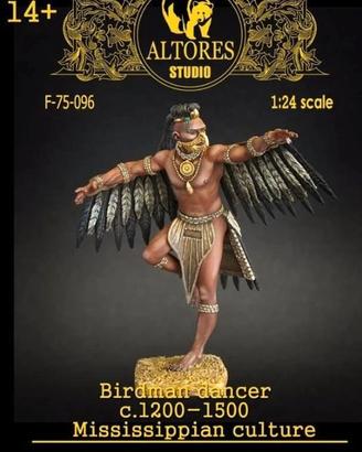 Birdman dancer 1200-1500 Mississippian miniature