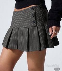 Gonna plissettata grigia – nuova