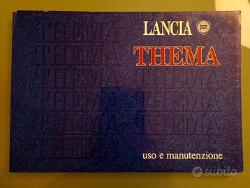 Manuale uso e manutenzione Lancia Thema 1990