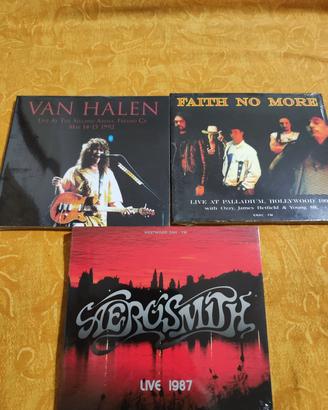 Aerosmith + Faith no More + Van halen 3 cd rari