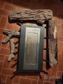 bruciatore etanolo caminetto