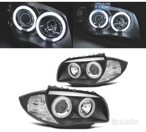 FARI BMW E81 E87 E82 E88 ANGEL EYES CCFL FONDO NER