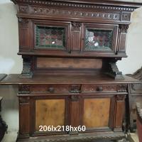 credenza provenzale noce massello 