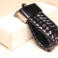 Portachiavi in cuoio artigianale italiano Art.036