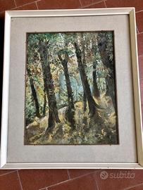 Quadro con cornice bianca tema natura