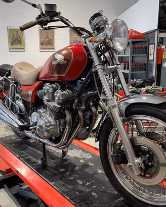 Honda CB750C Café Racer Sound 4 Scarichi