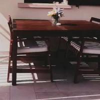 Tavolo quadrato 8 posti con sedie