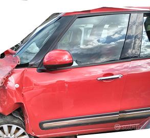 FIAT 500 L anno 2015 rossa, ricambi usati