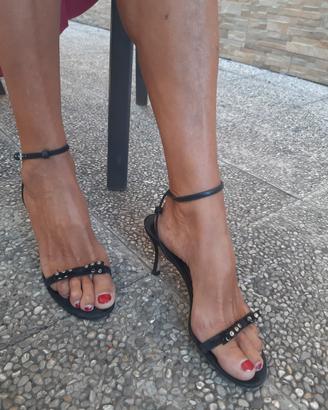 Sandali Gucci donna neri misura 38.5 38 e 1/2