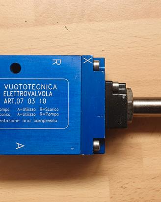 Vuototecnica Elettrovalvola per vuoto a 3 vie ART: