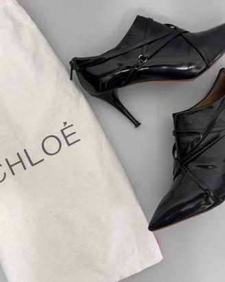 Stivaletti Chloé Harper in pelle nera