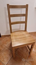 Sedie in legno Nordviken  NUOVE