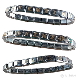 Bracciali Componibili Acciaio & Oro Giallo