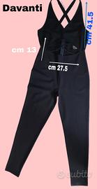 Tuta jumpsuit nera- Even & Odd