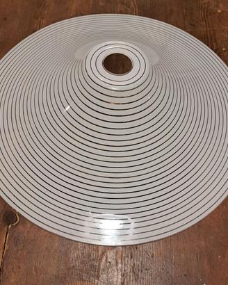lampada da cucina in vetro anni 80