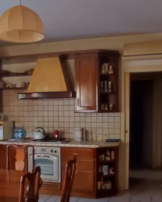 Cucina in finta Muratura